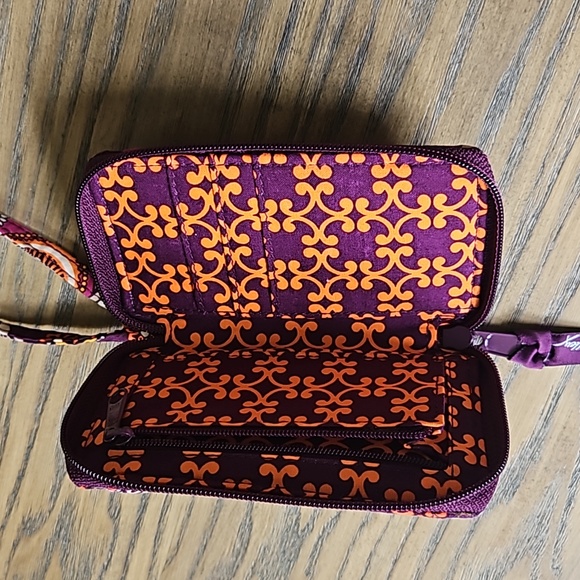 Vera Bradley Mandy Safari Sunset Multicolor Paisley Wristlet - Picture 4 of 4